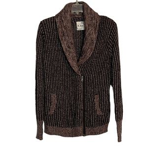 M. Rena Shawl Collar Moto Sweater Jacket